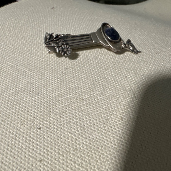 trifari Sterling silver brooche with Australian opal - Picture 10 of 10